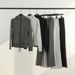 Women's Slim-Fit Premium Fleece Hoodie Set Zip-Up Matching Outfit for Yoga And Lounge (S-XXXL 23 Colors)_ecoleips.com