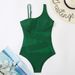 Women's Clothing Patchwork Mesh One Piece Swimsuit Off-Shoulder Sexy Vacation Suit For All Seasons_ecoleips.com