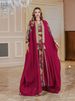 Modest Abaya Dress/Muslim Dress Women Elegant Embroidered Abaya Dress – Modest Long Sleeve Maxi Robe With 3D Floral Patterns (M-XXL)_ecoleips.com