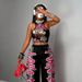 Women's Trendy Streetwear Hip Hop Print Vest + Wide Leg Pants Set - Stylish Summer Outfit For Casual Party Wear (Red, Gray, Pink, Black, Camo & More)_ecoleips.com