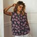 Women's Clothing Warm Fleece Cardigan Vest Printed American Style Autumn Winter Outerwear_ecoleips.com