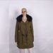 Women's Clothing Autumn And Winter Solid Color Fur Collar Hooded Medium And Long Warm Zipper Cotton Coat_ecoleips.com