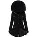 Women's Clothing Cotton Padded Jacket For Women, Long Cotton Padded Jacket, Women's Casual Hooded Coat, Fur Collar, Cotton Padded Jacket_ecoleips.com