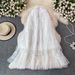 Fairy Cake Mesh Skirt For Women Puffy Mid-Length Sweet Bow Design Youthful And Gentle Style New_ecoleips.com