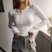 2026 Autumn And Winter Women's New Button Ribbed Slim Knitted Fir_ecoleips.com