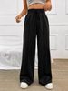 Women's High-Waisted Wide-Leg Joggers – Gothic-Inspired Polyester Lounge Pants With Drawstring Waist | 6 Moody Colors | S-XXL_ecoleips.com