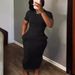 Women's Clothing Short Sleeved Slim Tight Long Skirt_ecoleips.com