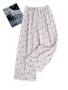 Summer Pajamas Pants Sweet Printed Women Sleepwear Pijama Pant Casual Home Clothes Thin Spring Fall Nightwear Trousers_ecoleips.com
