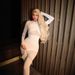 Wind 2025 Spring Hot Selling Fashionable New Long Skirt Mesh Perspective Sexy Slimming Folded Dress_ecoleips.com
