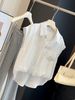 Korean Style Women's Faux Shirt Short Sleeved Two Piece Top Summer 2026 Fashionable Elegant Age Reducing Super Popular_ecoleips.com