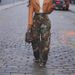 Distressed Camo Cargo Pants For Women | Oversized Streetwear Jeans With Multi-Pockets | Washed-Out Military Style (Camo/Grey, S-XXL)_ecoleips.com