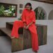 Women's Clothing Long Sleeved Casual Suit Autumn New Loose Casual Cotton Shirt Trousers Suit_ecoleips.com