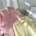 Korean-Style Women's Underlayer With Long Shirt, Solid-Color Design, Breathable And Sun-Protective, In Dopamine Color Pa_ecoleips.com