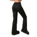 Voya Black Spring Autumn New Women's Pants, European And American Style, Elastic Waist, Side Pockets, Casual Fashion Flared_ecoleips.com