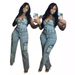 Women's Clothing New Tube Top Embroidered Jumpsuit Trousers Top Stretch Pants_ecoleips.com