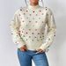 Aria Basics Aria Basics 2023 New Cross-Border Clothing Colorful Pom-Pom Wo's Knit European And American Popular Fashion Sweater For_ecoleips.com