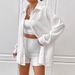 Women's Clothing Spring And Summer Women's Clothing Solid Color Loose Casual Drop Shoulder Shirt Slim Style_ecoleips.com