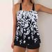 Plus Size Bikini Set For Women – Floral Print Two-Piece Swimwear With Adjustable Ties & Comfort Fit_ecoleips.com