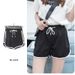 Women's High-Waisted Wide-Leg Athletic Shorts Summer Loose Fit Running Fitness Outerwear plus Size Casual Home Wear Sleepwear Slimming_ecoleips.com