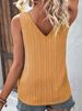 Khaki Women's Oversized Woven Vest Women's Oversized Woven Vest Casual Loose Vest Suitable For Summer Wear Khaki_ecoleips.com