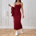 Women's Clothing 2025 Autumn Winter New French Style Chic Knitted Dress Slim Fit Two-Piece Set_ecoleips.com
