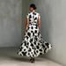 2026 European And American Cross-border Independent Site Holiday Casual Geometric Pattern Pocket Dress New_ecoleips.com