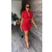 Women's Clothing New Urban Style Shirt Short Sleeve Shorts Solid Color Two-piece Set_ecoleips.com