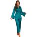 Women's Clothing New Suit High Grade Solid Color Pajamas Trousers Elegant And Stylish Home Clothes Two Piece Suit Tz3380_ecoleips.com