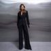 Elegant Women’s Blazer & Straight Pants Set – Buttoned Waist Belt & Tailored Fit For Office & Commuting_ecoleips.com