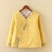 girl Vintage Embroidered Linen Chinese Style Women Winter Loose Tea Dress Integrated Coat Cotton Padded Jacket_ecoleips.com