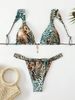 Women's Clothing New Printed Lace Up Swimsuit Ladies Three Point Sexy Beach Bikini Hot Spring Swimsuit_ecoleips.com