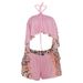 Women's Sexy Halter Neck Backless Top And Super Short Shorts Set New Style Spring Loose Fit_ecoleips.com