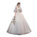 2026 New For Bride, Strapless Train Slimming Simple And Elegant Gown, Mori Style Light Wedding Dress_ecoleips.com