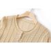 Gold Thread Women's Fashion Two Piece Set round Neck Long Sleeved Top And Elastic Waist Long Skirt Hot Selling_ecoleips.com