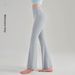 NS Youth Version High Waist Nude Yoga Pants For Women Flared Hip Lift Fitness Tight Sportswear_ecoleips.com