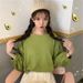 Long-Sleeve T-Shirt For Women, Cotton Korean Style, Spring And Autumn New Loose Fit Student Versatile Base_ecoleips.com