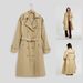 Women's Clothing Long Trench Coat Jacket Suit Coat Loose Large Size_ecoleips.com