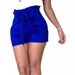 Suitable For All Seasons 2019 Women's Pocket Drawstring Wide-Leg Casual Shorts_ecoleips.com