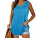 Women's Clothing Sleeveless Solid Color Vest T Shirt_ecoleips.com