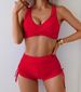 European And American Style Sexy Solid Color Women's Swimsuit Bikini 2025 Cross Border New Design_ecoleips.com