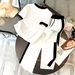 Women's Trendy Graphic Print Two-Piece Set – Summer Casual Short Sleeve Top & Shorts Outfit (White, S-XL, Comfortable Loungewear Matching Set)_ecoleips.com