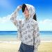 Women's UPF50+ Blackout Sun Protection Jacket - Summer Cooling Lightweight UV Shirt For Outdoor Cycling & Casual Wear_ecoleips.com