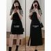 two-piece Waist-cinching Women, New Summer Style For Plus-size Ladies, With Spliced Design That Accentuates The_ecoleips.com
