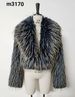 Faux Fur Short Coat – Crescent Collar Women’s Jacket (Milk White/Zhang Qing, S/M/L/XL/XXL)_ecoleips.com