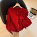 Button Sweater Cardigan Women's Autumn And Winter New Lazy Wind Loose Soft Waxy Versatile Coat_ecoleips.com