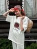 Sunuyoo Summer New Printed T-Shirt 100% Cotton Women's Fashionable O-Neck Loose Short Sleeved Female Casual Cute Top_ecoleips.com