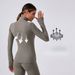 Women's Clothing Autumn New Yoga Jacket For Women Running And Cycling Sports Long Sleeve Slim Stand Collar Sports Fitness Clothes_ecoleips.com