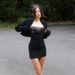 Women Trendy Street‑Style Mini Dress With Delicate Lace Patchwork, Spaghetti Straps & Open‑Back Detail_ecoleips.com