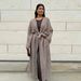 "Heavyweight Winter Cardigan – Long Sleeve Maxi Coatigan With Princess Sleeves & Bead Embellishments (M-L)"_ecoleips.com