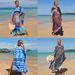 Bohemian Rayon Beach Cover-Up – 39 Vibrant Prints (Tie-Dye, Geometric & Floral) – Lightweight Kimono Dress For Pool, Festival & Vacation_ecoleips.com